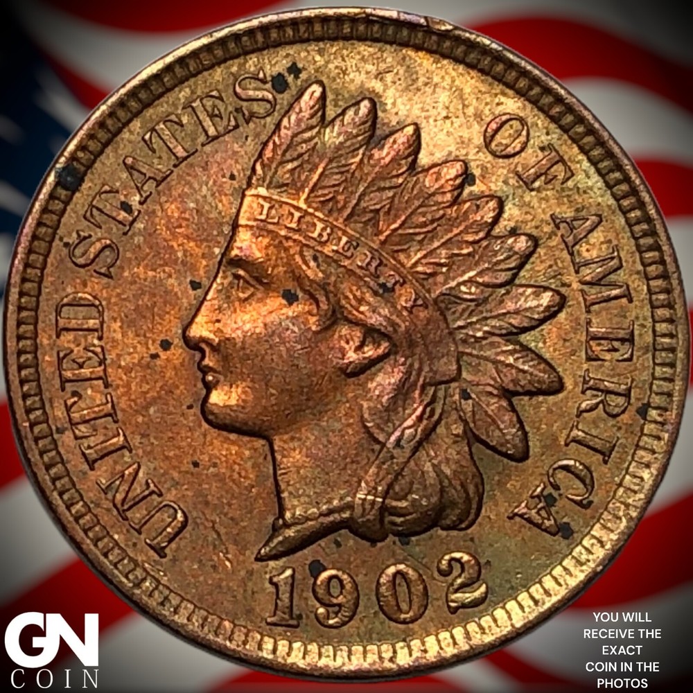 1902 Indian Head Cent Penny Y3474