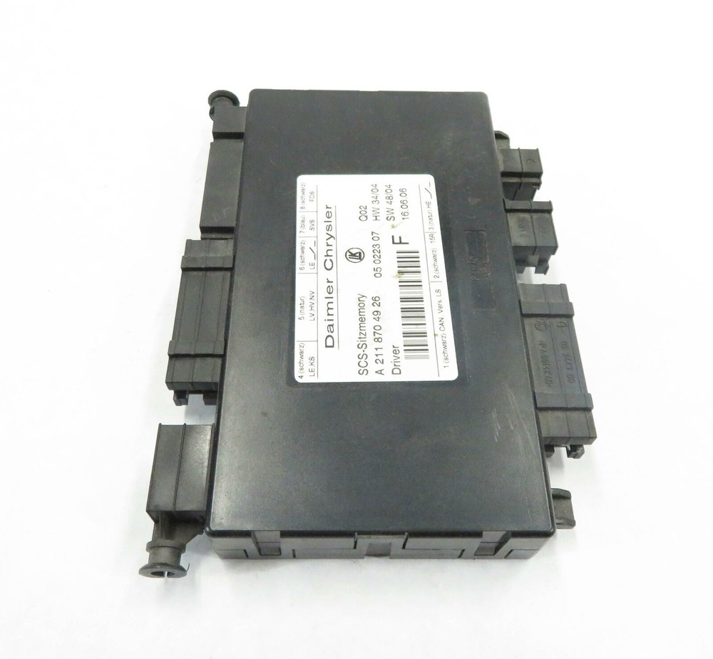 2007 MERCEDES GL450 (X164) LEFT FRONT DRIVER SEAT CONTROL MODULE COMPUTER