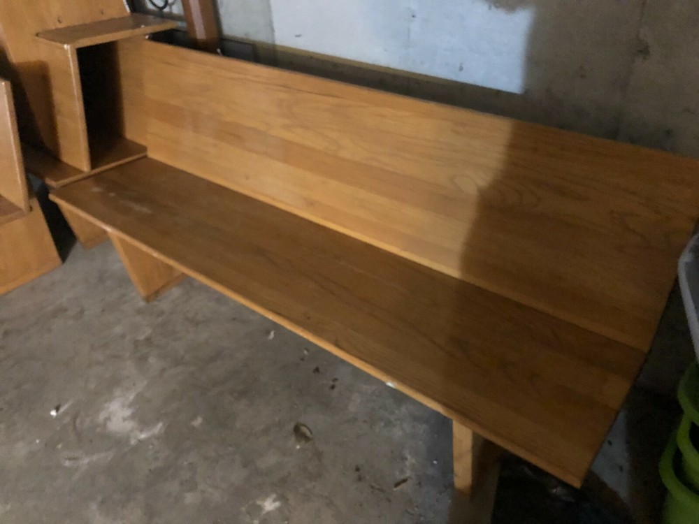 Solid Oak/Wooden Pew Bench