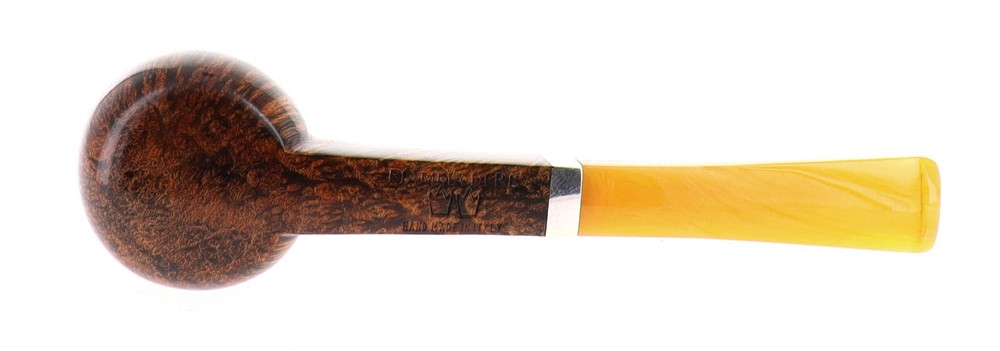 Pipe FIAMMA DI RE 2 CORONE ♛♛ brown smooth shape billiard