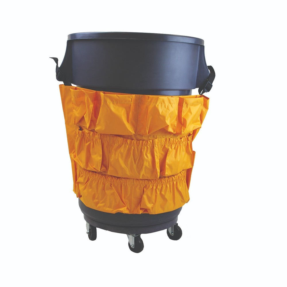 BRUTE Trash Can Caddy Bag Yellow Nylon