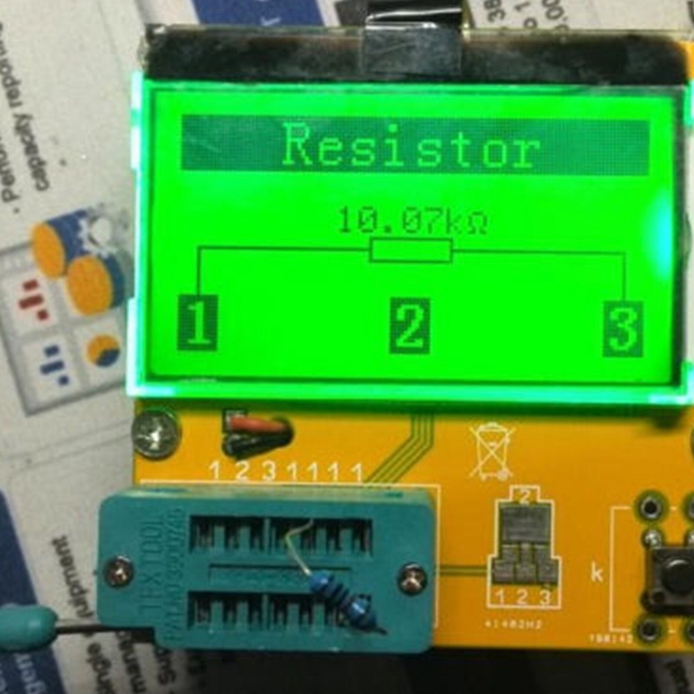 All-in-1 Component Tester Transistor Diode Capacitor Resistor Inductor LCD Meter