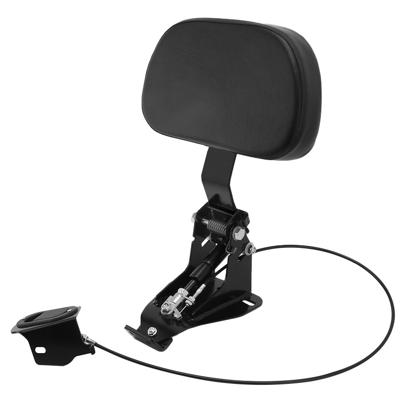 Adjustable Driver Backrest Pad W/Mounting Kit For Harley Road Glide 2024-2025