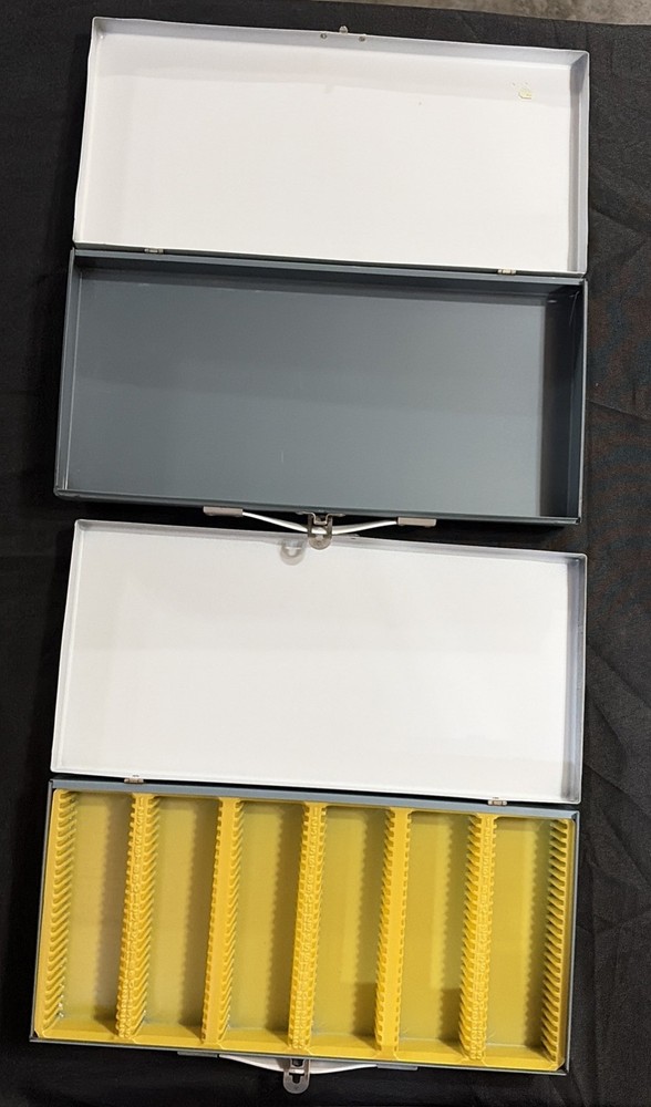 SMITH-VICTOR 35 mm 2x2 slide storage case box (Qty 2)