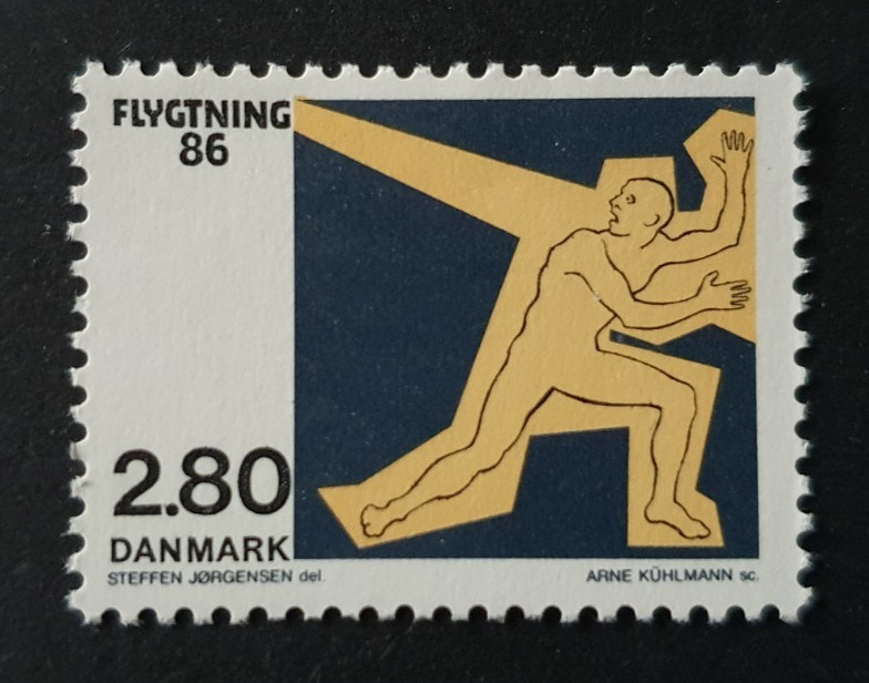 1986 DENMARK DANMARK REFUGEE AID VF MNH