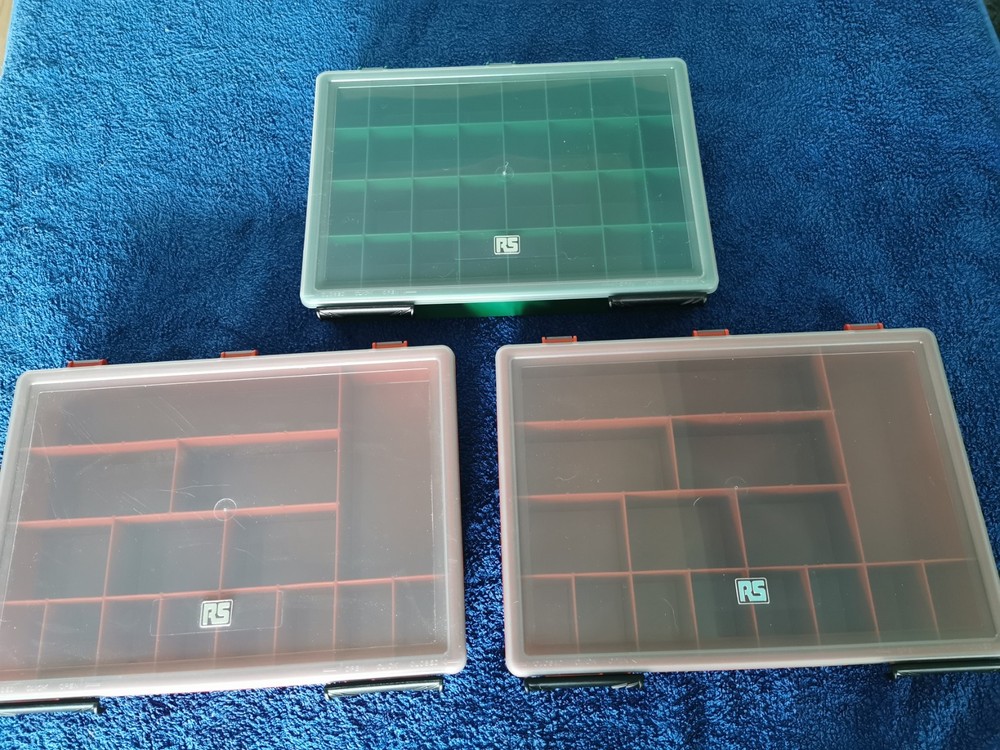 Polypropylene Compartment Box, 57 mm x 338 mm x 260 mm