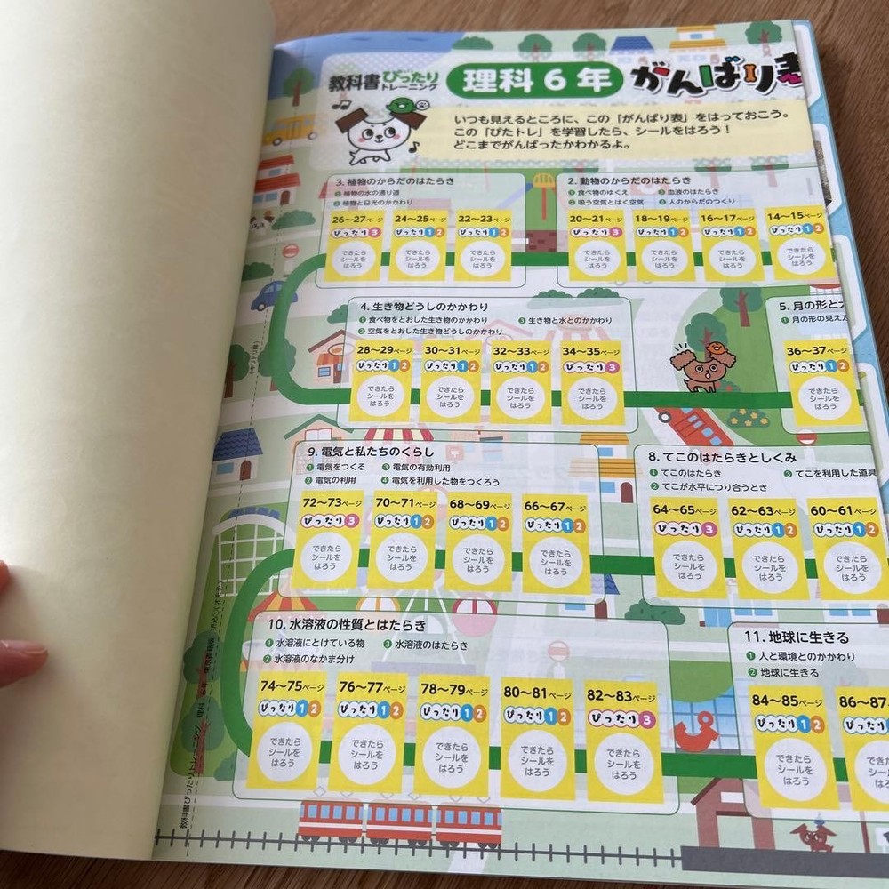 Japanese school textbook Perfect training for 6th grade elementary textbooks Sci