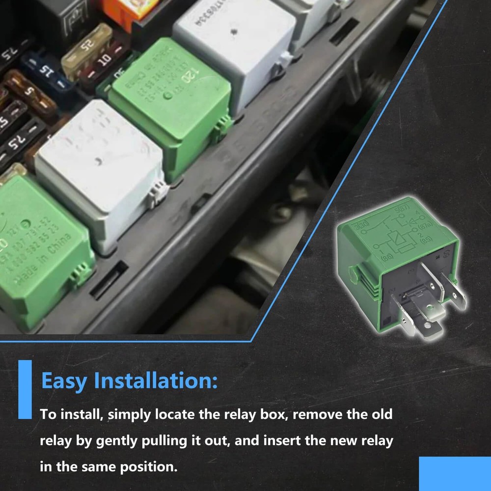 2PCS 5-Pin Multifunctional Control Relay, Compatible with Mercedes B200 E350