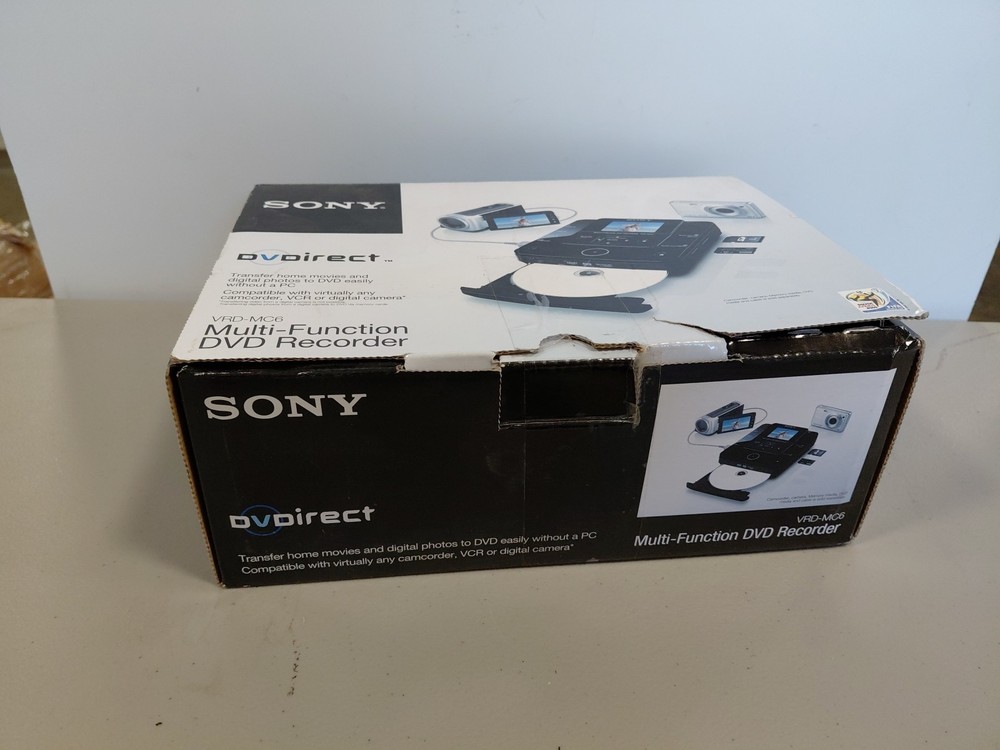 Sony VRD-MC6 Multi Function DVD Recorder Burner DVDirect Used Good Cond