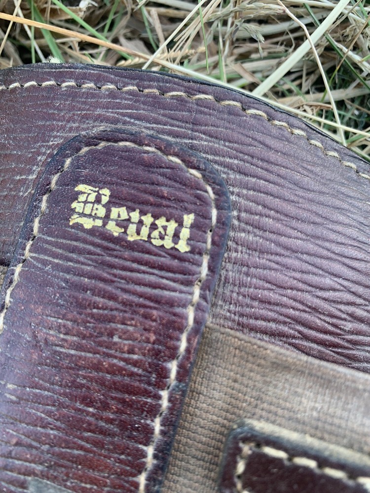 Bevel Leather Open Front Jumping Boots *old. well used*