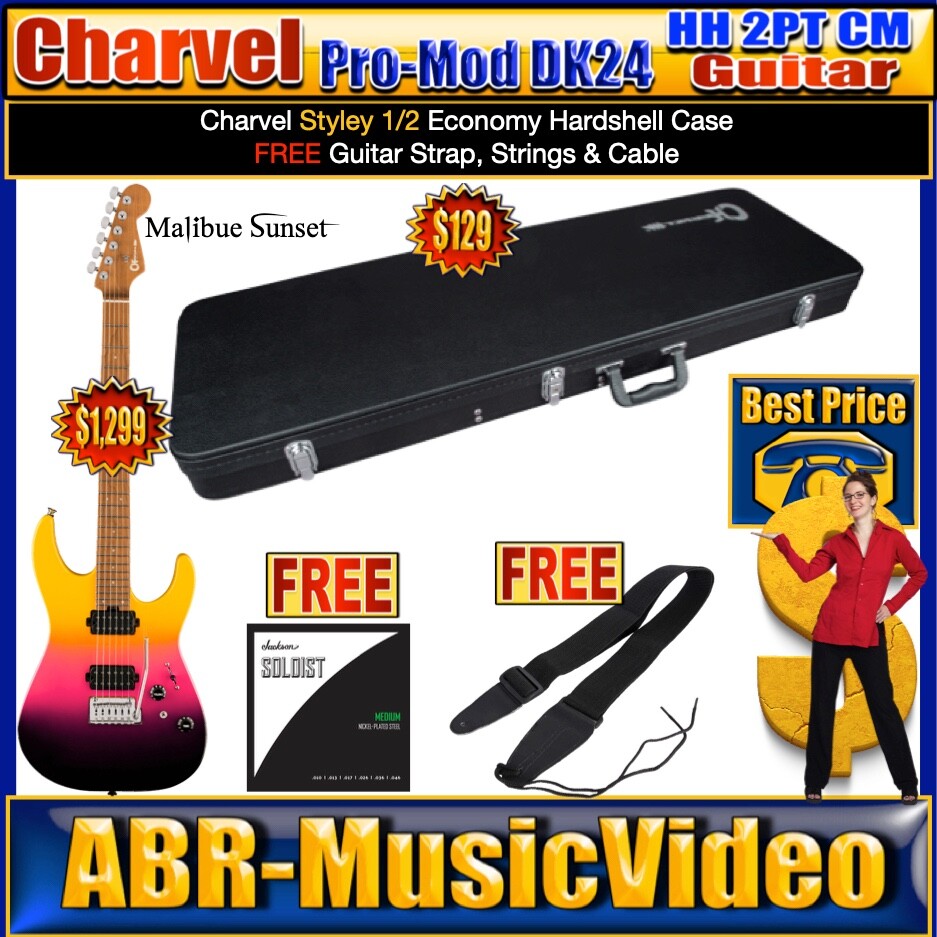 Charvel Standard Series Style 1/2 Hardshell Case