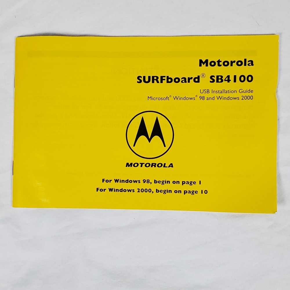 Motorola SB4100 DOCSIS External Cable Modem