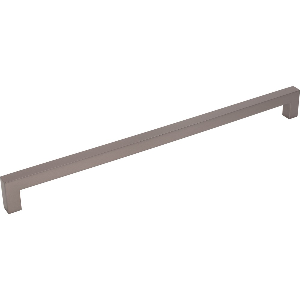 Top Knobs M2178 Square Bar Pull 12" (c-c) - Ash Gray