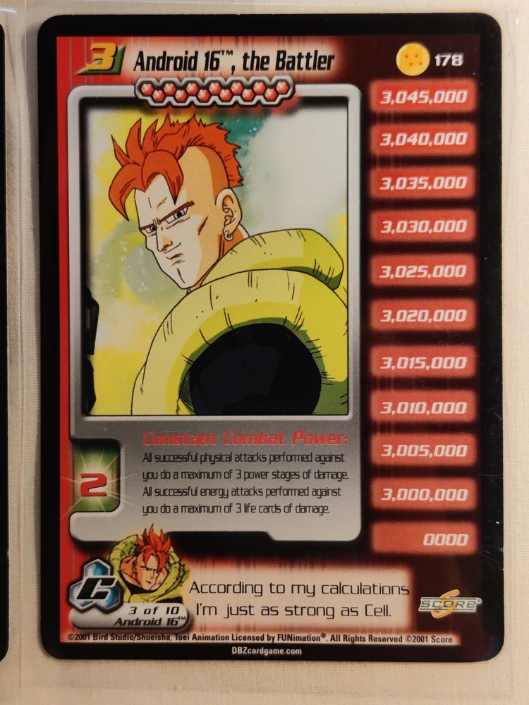 Android 16 COMPLETE SET MP 1-4 - Warrior R14 Redemption Promo Fighter HT DBZ CCG
