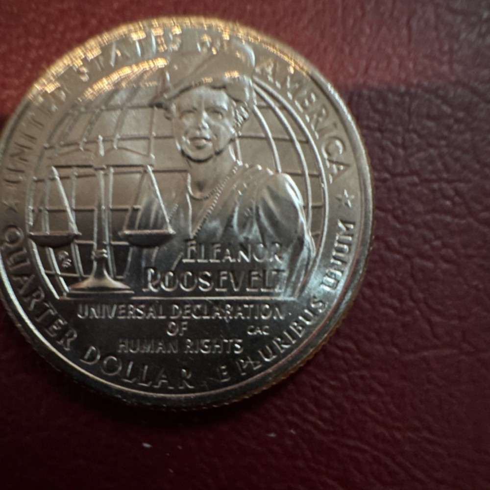 2023 America the Beautiful Quarter Eleanor Roosevelt “COD” error Uncirculated