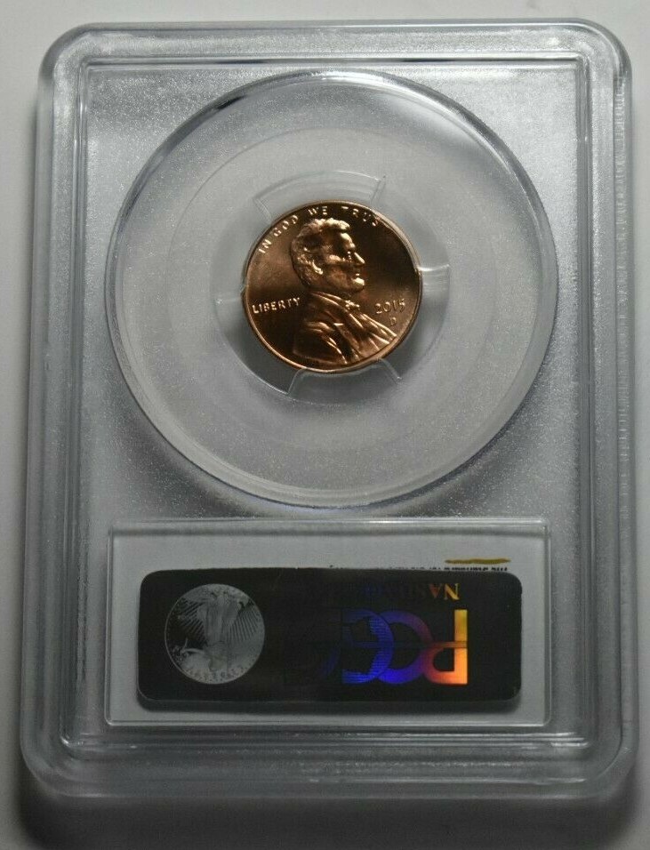 2015-D 1C PCGS MS66RD LINCOLN CENT BUSINESS STRIKE SHIELD