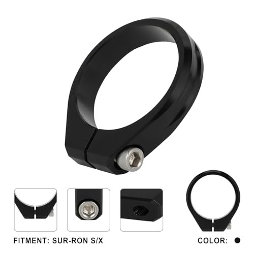 EBike Riser Clamp Front Fork Handlebar Kit CNC for Surron Sur Ron LBX black
