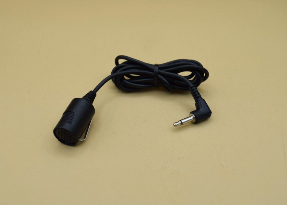 Unbranded Solid Black Microphone With 3.5mm Male Plug In