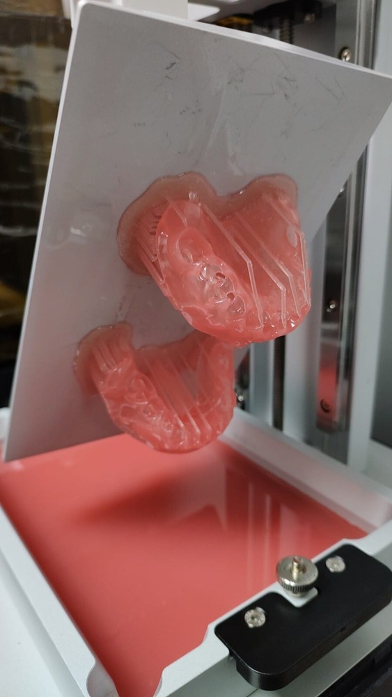 DLP SLA LCD 3d printer denture base resin for manufacturing dentures