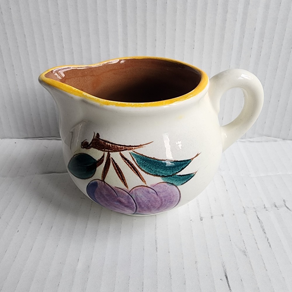 Stangl Fruit Pattern Creamer with Plums