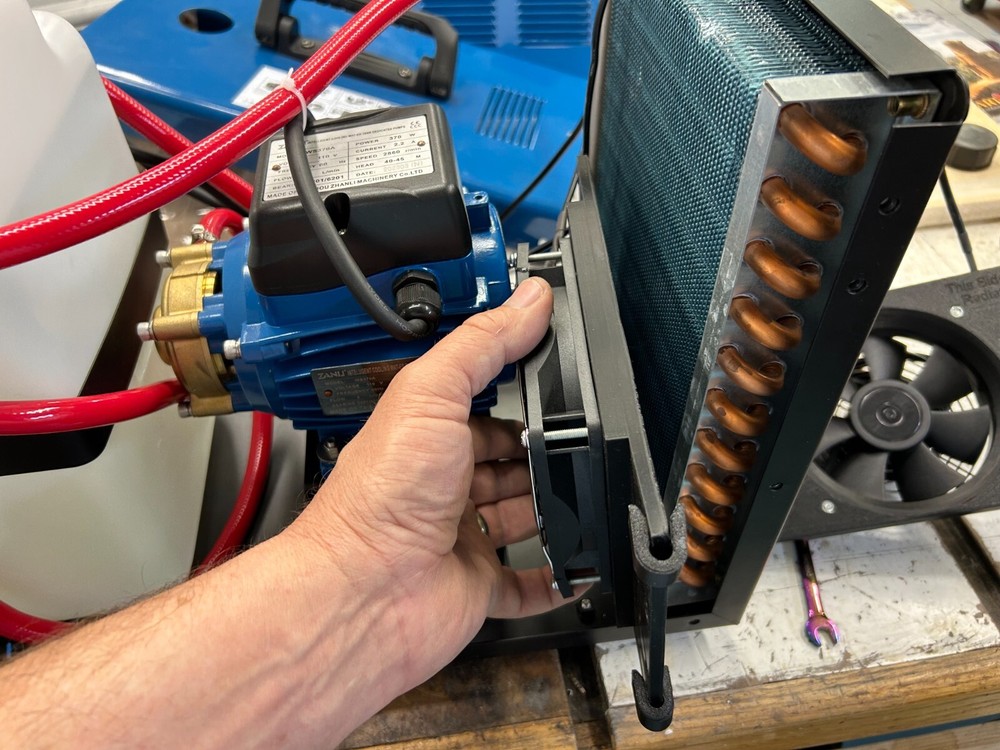 Tig Welder Torch Machine Water Cooling System 10L QUIET FAN CONVERSION
