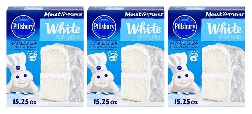Pillsbury Moist Supreme White Cake Mix 3 Pack
