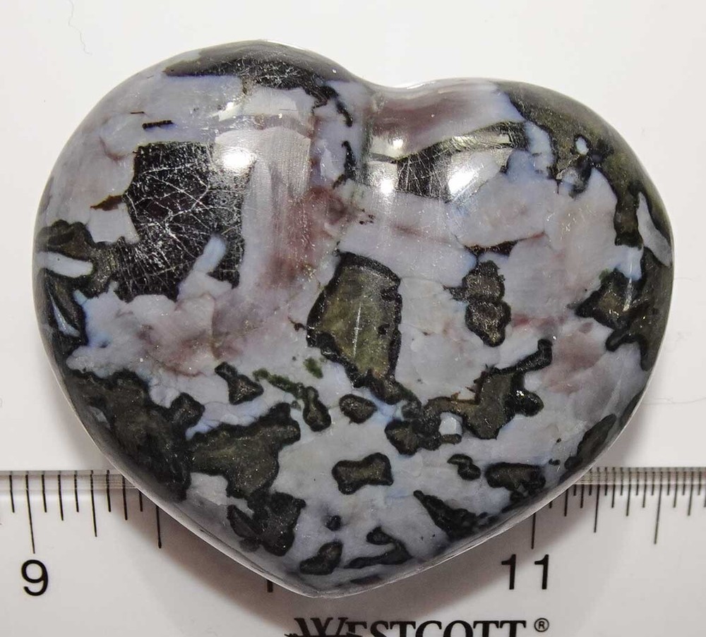 Indigo Jasper Puffy Heart sc194a