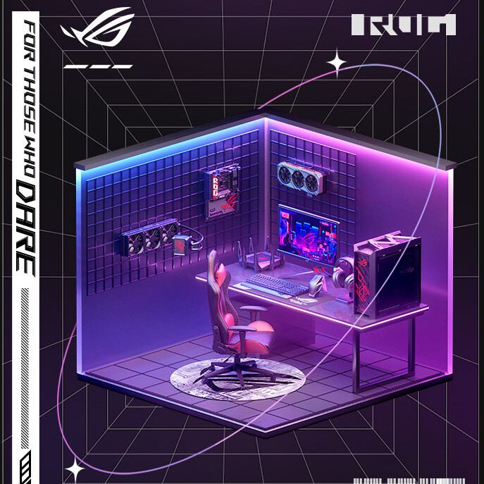 ROG Miniature Combo Full Set 8 Pieces