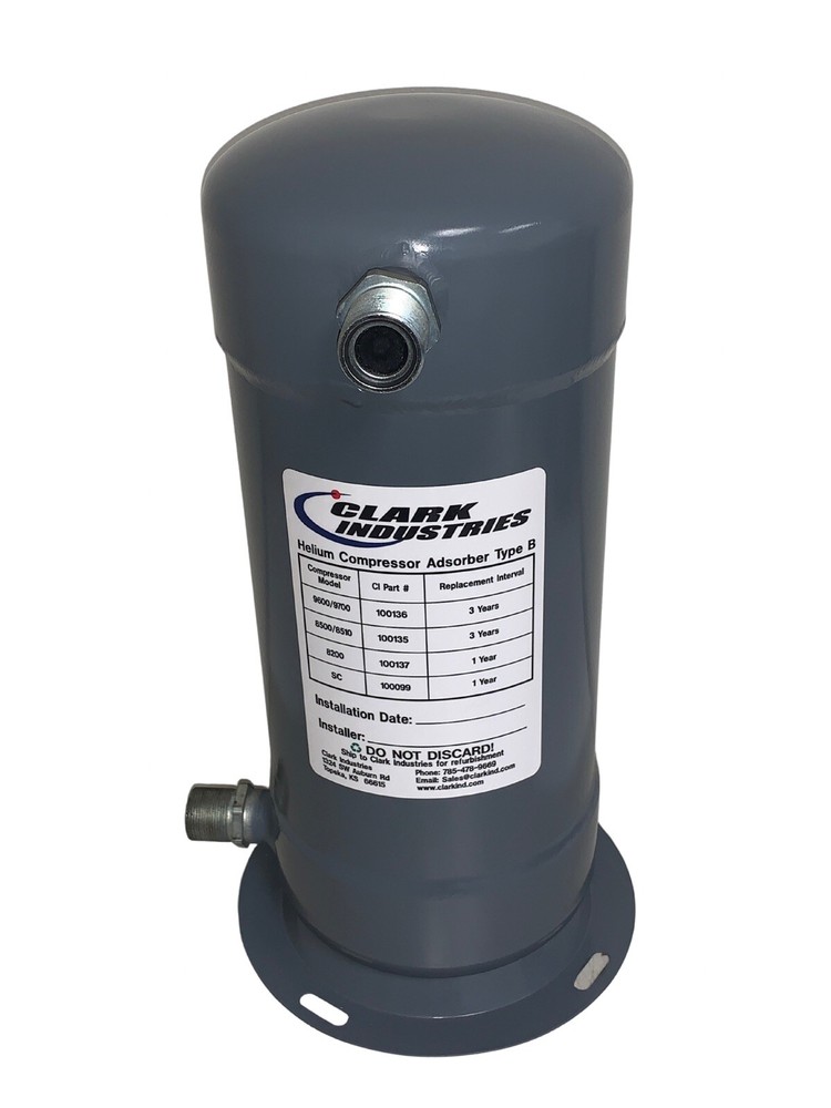 Clark industries Helium Compressor Absorber B Type ***SPEEDY SAME DAY SHIPPING**