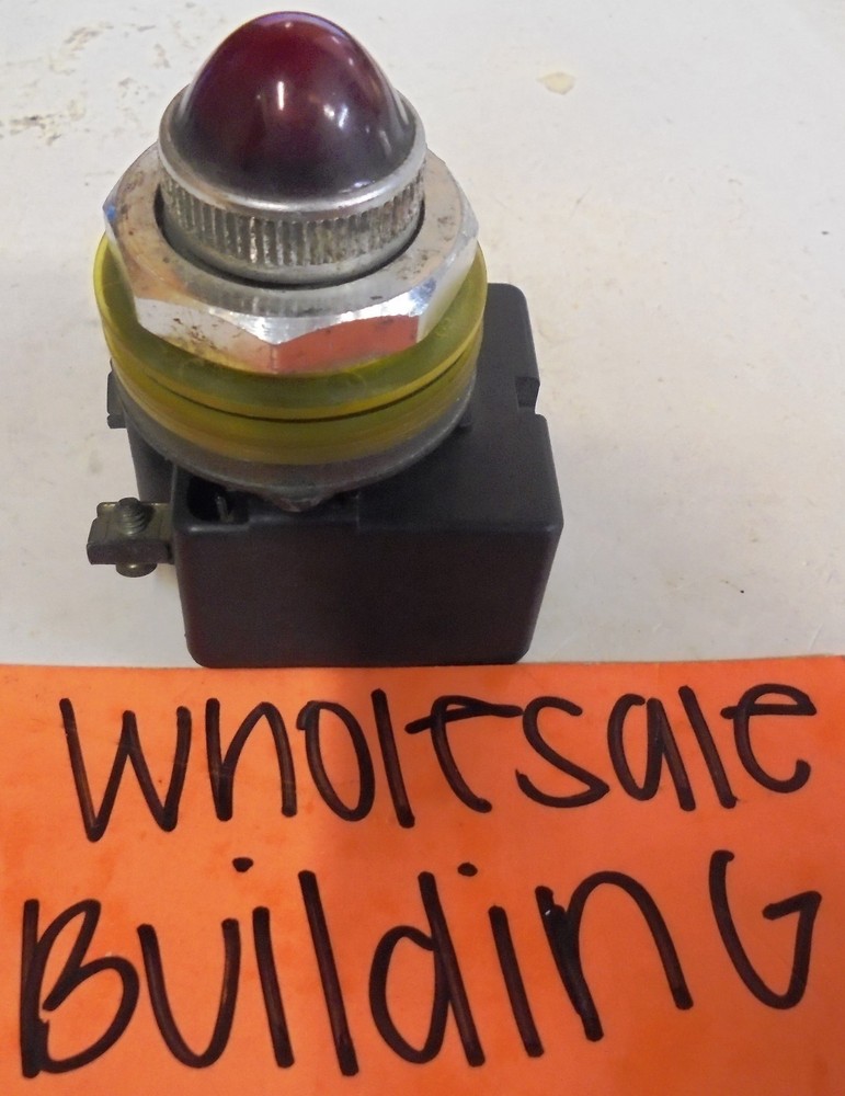 SQUARE D LIGHT MODULE CLASS 9001 TYPE KM-38 SERIES F 120V AC-DC RED