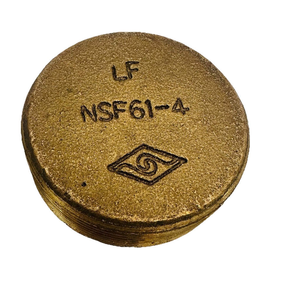 3" BRASS PIPE COUNTER SUNK PLUG