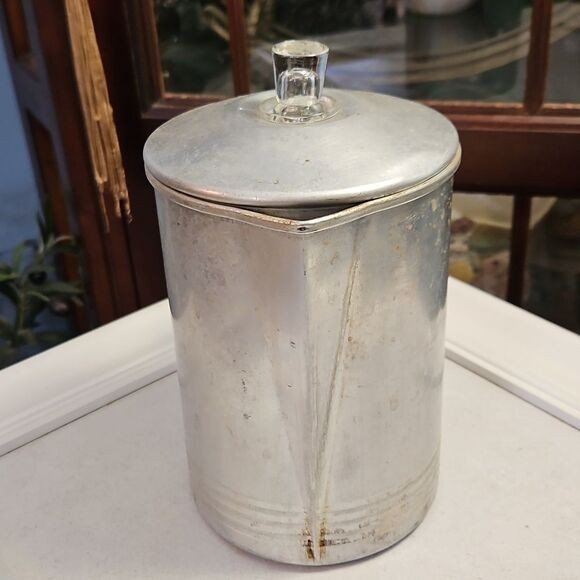 Vintage Chilton Ware Coffee Percolator with Black Handle