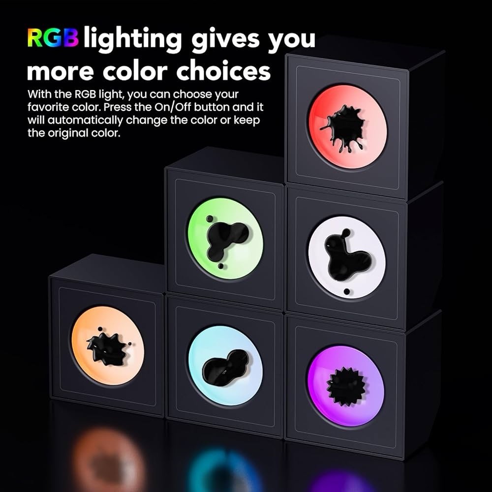 Ferrofluid Music Visualizer RGB Rhythm Lamp Dancing Desk Speaker