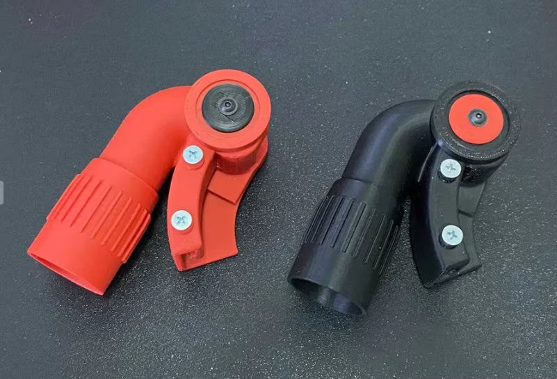 125mm Angle Grinder Dust Collector: 3D Printed ABS Plastic