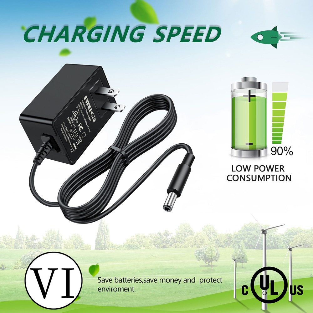 UL 5ft AC Adapter For Vtech Vsmile Cyber Pocket Learning System V.tech Charger