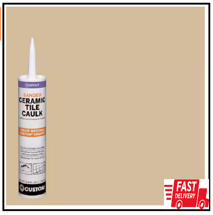 Polyblend #122 Linen 10.5 Oz. Sanded Ceramic Tile Caulk