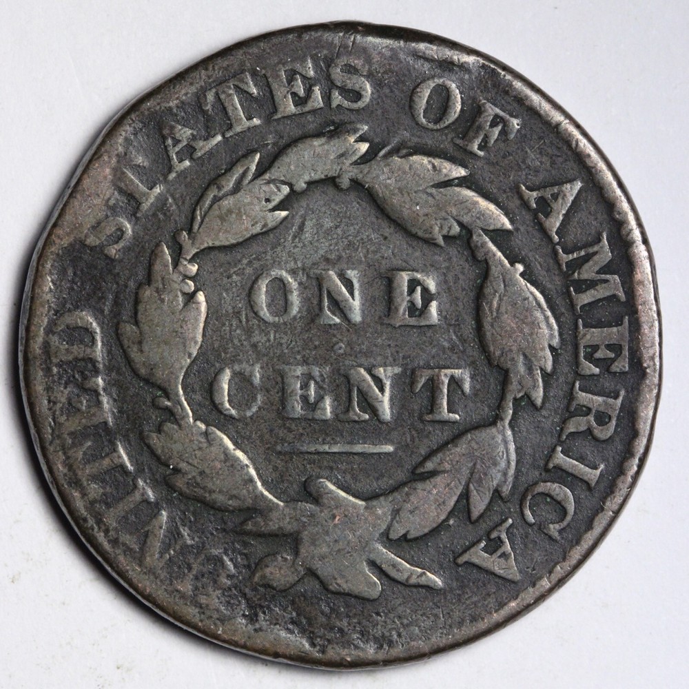 1828 Large Narrow Date Coronet Head Large Cent CHOICE E102 KB
