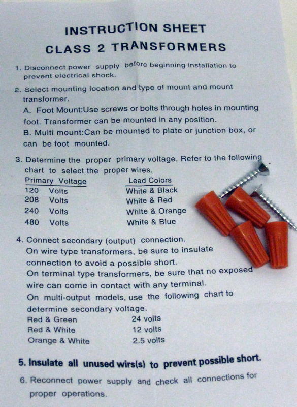 PM12440 Transformer 120 V Pri. 24 V Secondary 40 VA