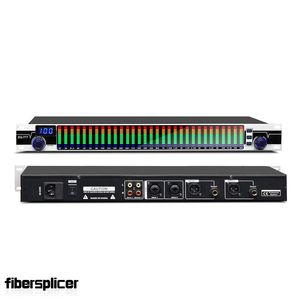 GAX-EQ777 Pro Electronic Digital Equalizer 31-band Graphic Stereo Equalizer