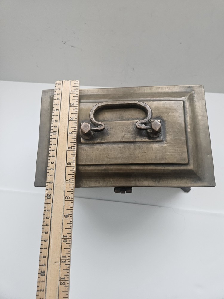 Vintage Brass Trinket Chest/ Trunk