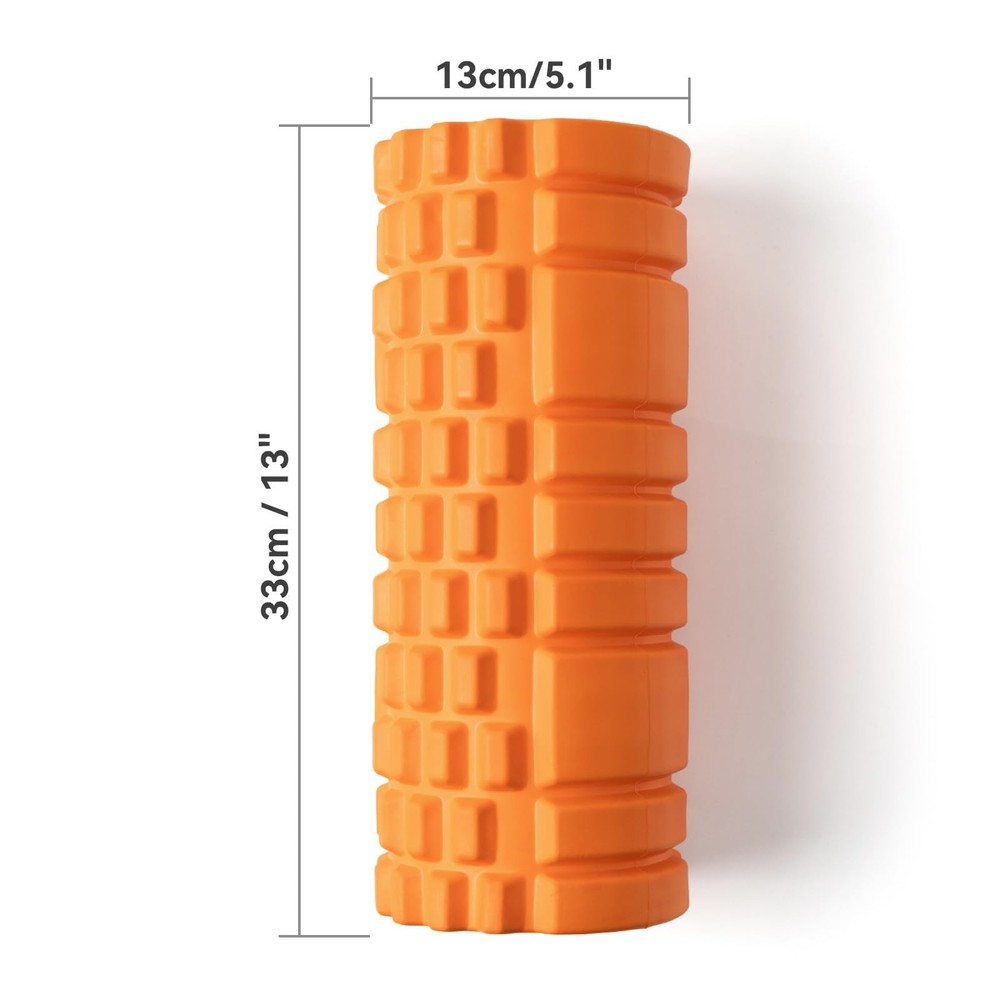 Foam Roller High Density 13" Patented Exercise Roller for Deep Tissue Muscle ...