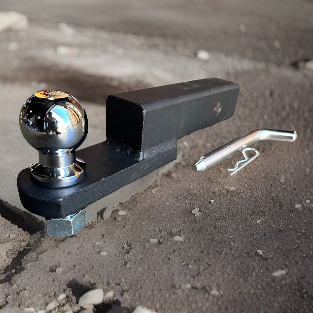 2” Solid Shank Receiver Tow Hitch Draw Bar Hitch Ball Mount / 1" Drop Hitch