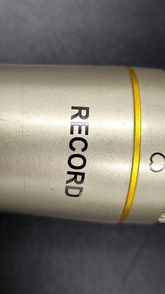 Record MU-78 Microphone Used Working Gold
