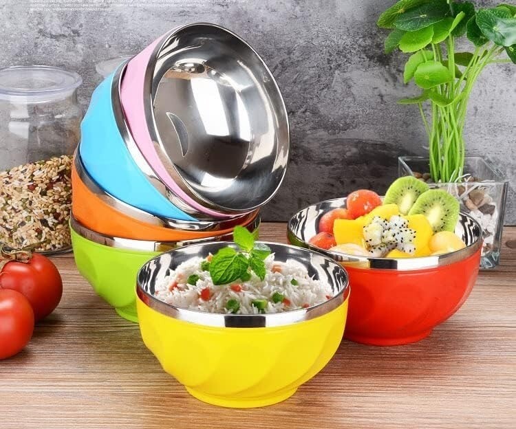 Camping Silverware Lightweight set & Fun Timepass Bowls Multi Pack