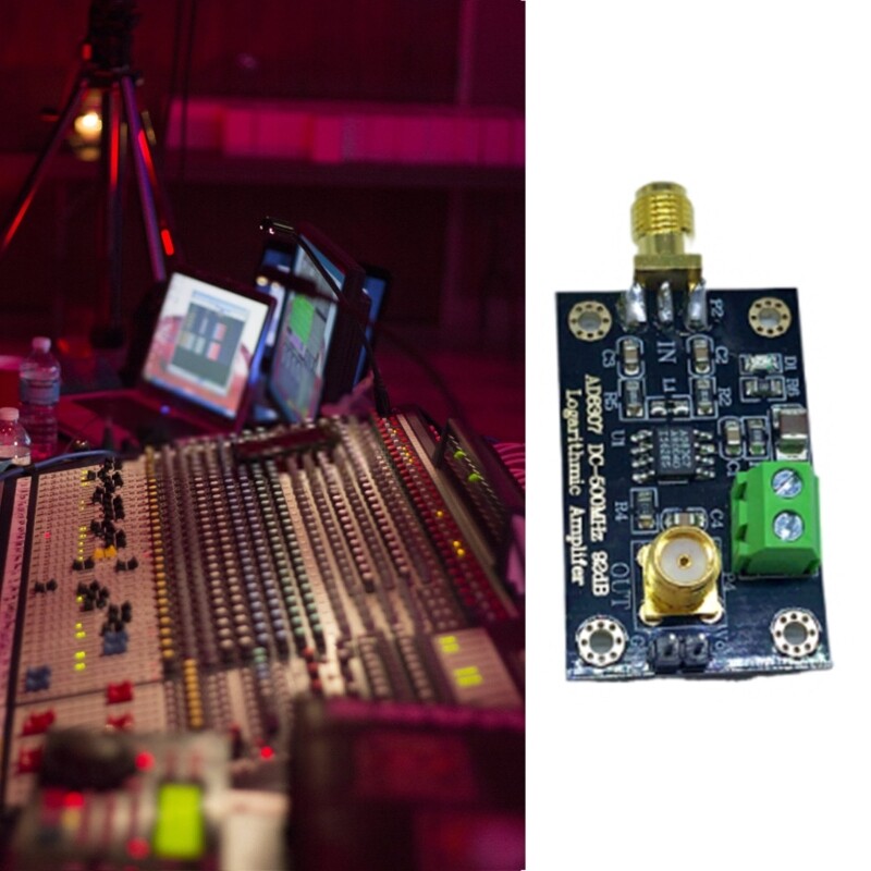 DC500MHz AD8307 RF Power Detection Board for Amplifiers