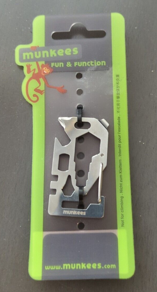 Munkees Stainless Steel Card Tools - Square