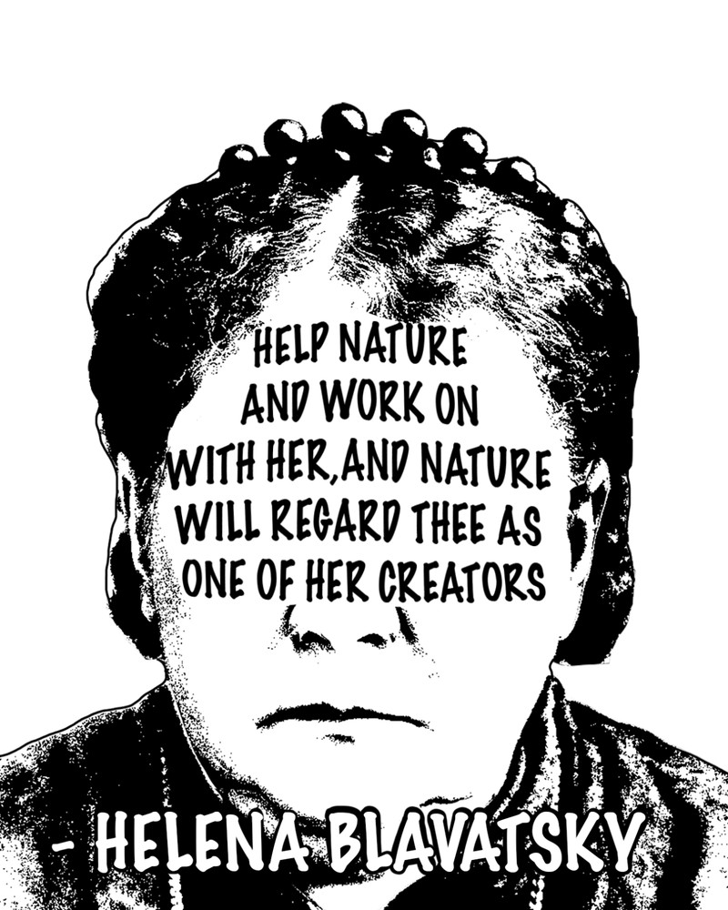 Helena Blavatsky Quoted Stickers