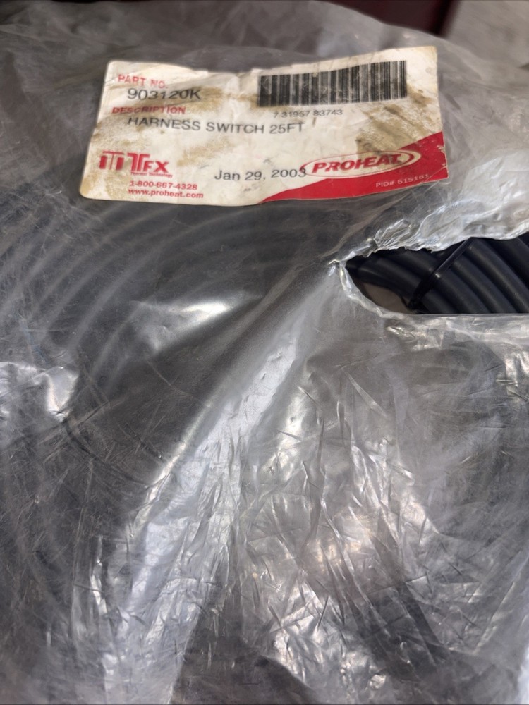 Proheat Harness Switch 25ft 4 pin E3