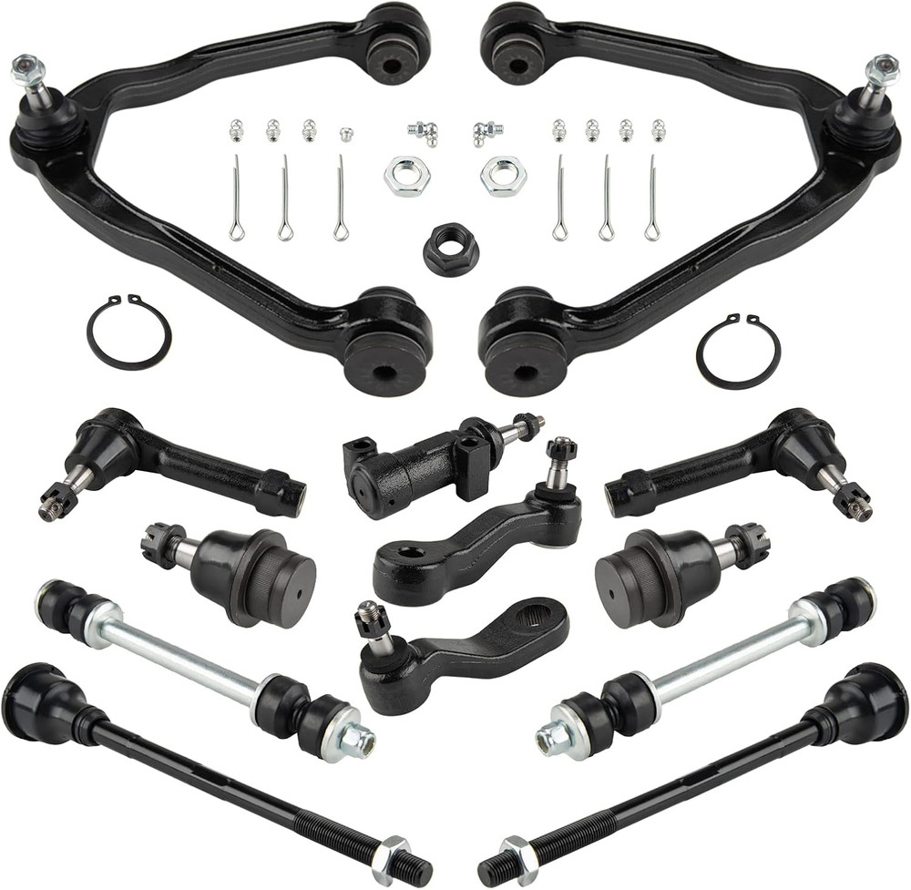Front Lower Control Arm Kit with Ball Joints and Tie Rods