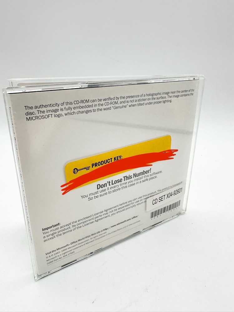 Microsoft Office - 2000 (CD) Professional With Product Key